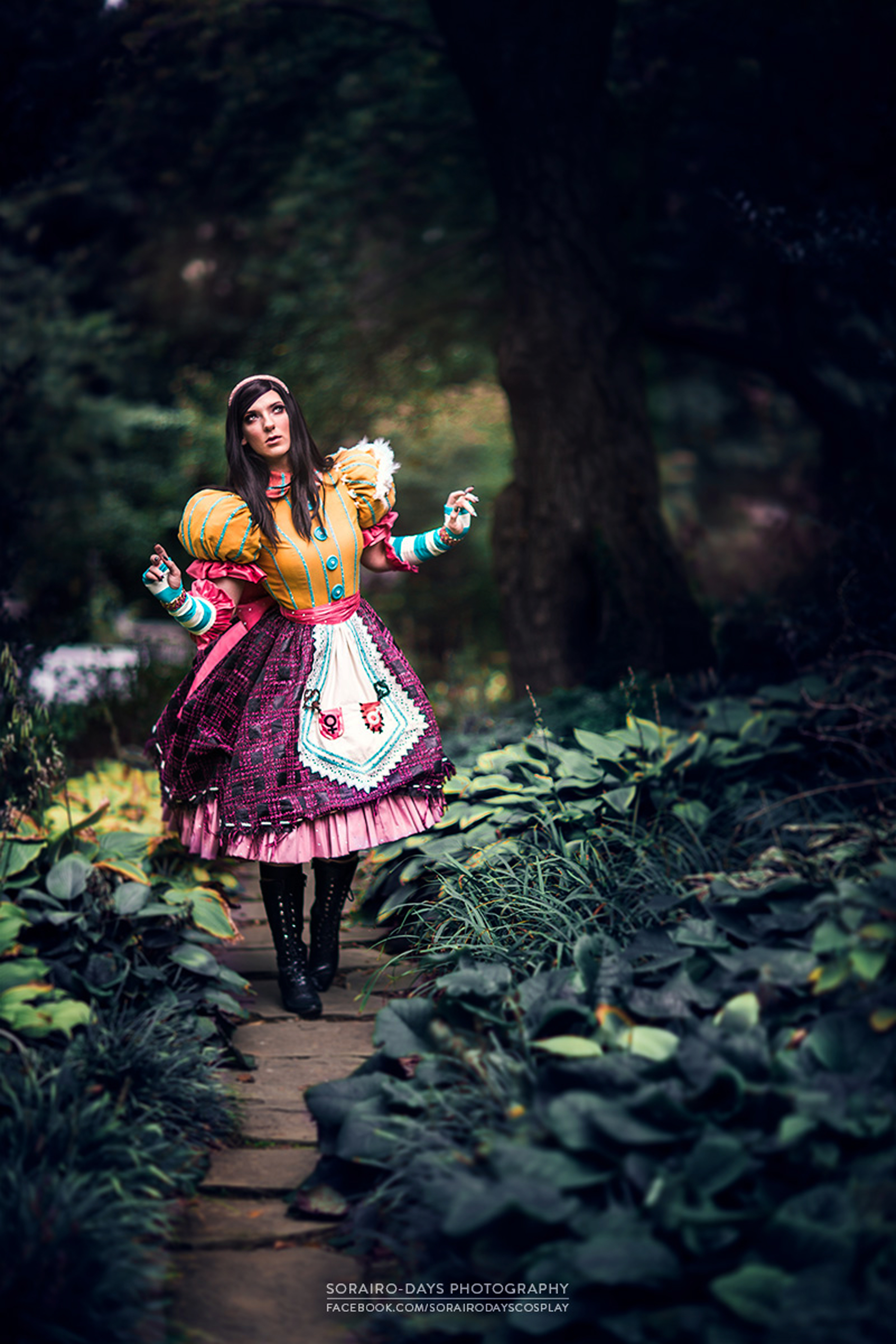 Joshua Hart of J. Hart Design cosplaying as Misstitched Alice at Anime USA 2014